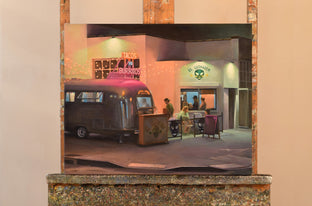 Original art for sale at UGallery.com | Tacos vs Burritos by Nick Savides | $2,100 | oil painting | 16' h x 20' w | photo 3