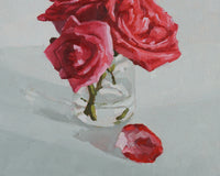 Original art for sale at UGallery.com | February Roses by Nicole Lamothe | $500 | oil painting | 10' h x 10' w | thumbnail 4