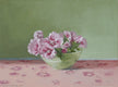 Original art for sale at UGallery.com | Green and Pink by Nicole Lamothe | $475 | oil painting | 9' h x 12' w | thumbnail 1