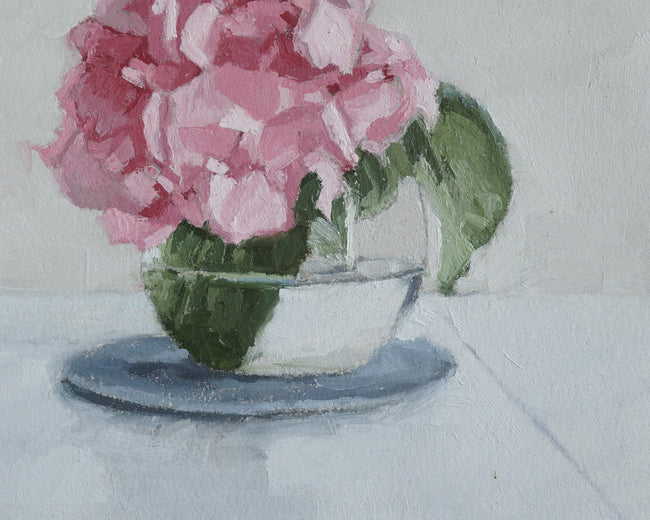 Hydrangea in Bloom by Nicole Lamothe |   Closeup View of Artwork 