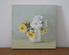 Original art for sale at UGallery.com | Spring Petunias by Nicole Lamothe | $500 | oil painting | 10' h x 10' w | thumbnail 3