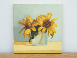 Original art for sale at UGallery.com | Surrounded in Sunshine by Nicole Lamothe | $500 | oil painting | 10' h x 10' w | photo 3