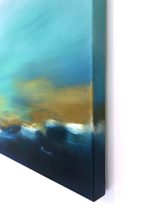 Night Dreaming by Sarah Parsons |  Side View of Artwork 