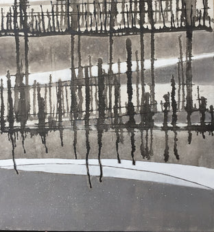Original art for sale at UGallery.com | Night Time I by Pat Forbes | $740 | acrylic painting | 36' h x 36' w | photo 4