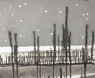 Original art for sale at UGallery.com | Night Time I by Pat Forbes | $740 | acrylic painting | 36' h x 36' w | photo 3