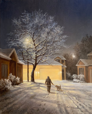 Original art for sale at UGallery.com | After Snowfall by Nikolay Rizhankov | $1,500 | oil painting | 20' h x 16' w | photo 1