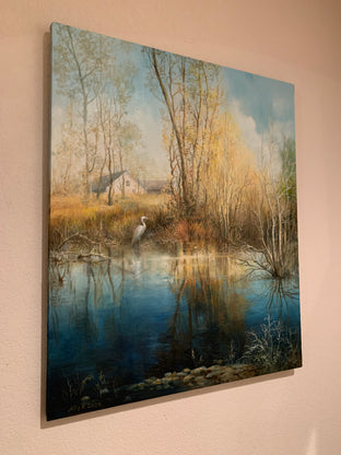 Original art for sale at UGallery.com | Early Spring by Nikolay Rizhankov | $1,750 | oil painting | 24' h x 20' w | photo 3