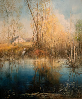 Original art for sale at UGallery.com | Early Spring by Nikolay Rizhankov | $1,750 | oil painting | 24' h x 20' w | photo 1