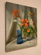 Original art for sale at UGallery.com | Red Lily by Nikolay Rizhankov | $1,300 | oil painting | 20' h x 16' w | thumbnail 3