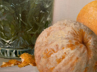 Still Life in Orange by Nikolay Rizhankov |   Closeup View of Artwork 