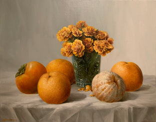 Still Life in Orange by Nikolay Rizhankov |  Artwork Main Image 