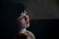 Original art for sale at UGallery.com | Gold Pillow by John Kelly | $3,000 | oil painting | 23' h x 32' w | thumbnail 4