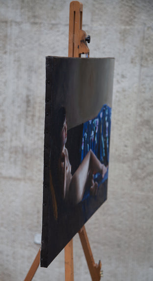 Original art for sale at UGallery.com | Gold Pillow by John Kelly | $3,000 | oil painting | 23' h x 32' w | photo 2