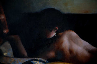 Original art for sale at UGallery.com | Matin by John Kelly | $3,000 | oil painting | 23.5' h x 36' w | photo 4