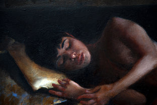 Original art for sale at UGallery.com | Purple Kimono by John Kelly | $2,950 | oil painting | 24' h x 30' w | photo 4