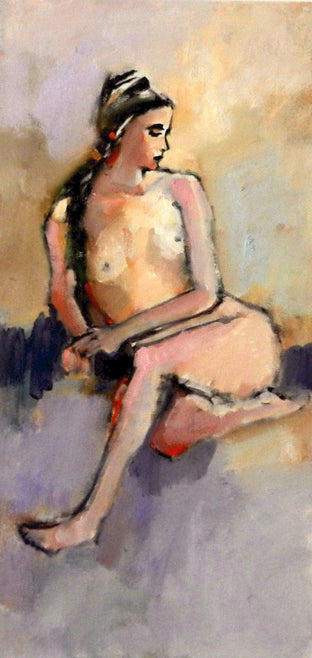 Original art for sale at UGallery.com | Nude by Mary Pratt | $525 | oil painting | 24' h x 12' w | photo 1