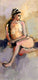 Original art for sale at UGallery.com | Nude by Mary Pratt | $525 | oil painting | 24' h x 12' w | thumbnail 1