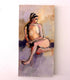 Original art for sale at UGallery.com | Nude by Mary Pratt | $525 | oil painting | 24' h x 12' w | thumbnail 3