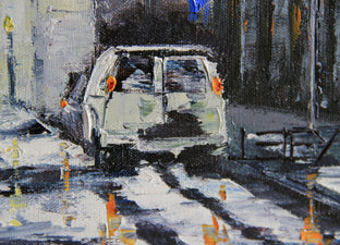 Original art for sale at UGallery.com | New York Winter by Lisa Elley | $775 | oil painting | 20' h x 20' w | photo 4