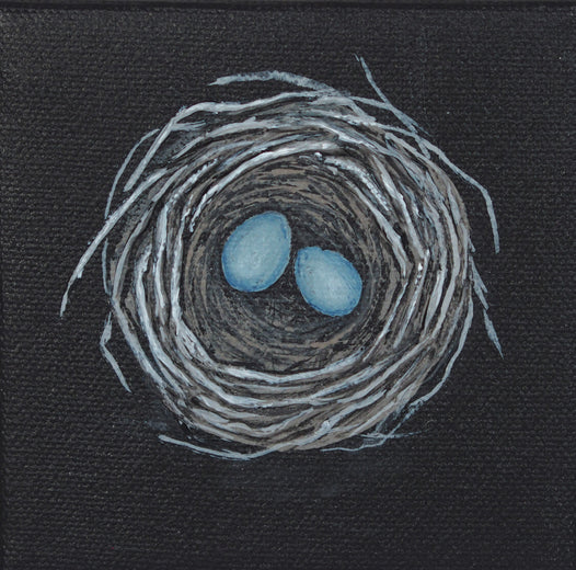Nest, Blue Eggs by Jennifer Ross |  Artwork Main Image 