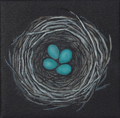 Nest, Turquoise Eggs by Jennifer Ross | Artwork Main Image