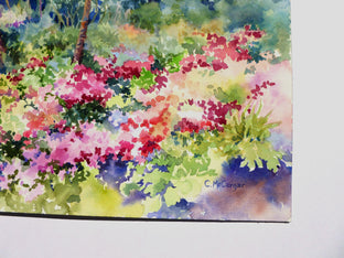 Oasis by Catherine McCargar |  Side View of Artwork 