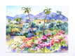 Original art for sale at UGallery.com | Oasis by Catherine McCargar | $1,500 | watercolor painting | 18' h x 24' w | thumbnail 3