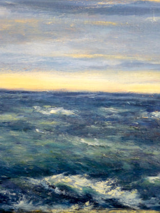 Ocean No. 4 by Elizabeth Garat |   Closeup View of Artwork 