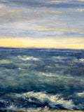 Original art for sale at UGallery.com | Ocean No. 4 by Elizabeth Garat | $1,000 | oil painting | 18' h x 24' w | thumbnail 4