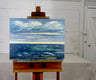 Original art for sale at UGallery.com | Ocean No. 4 by Elizabeth Garat | $1,000 | oil painting | 18' h x 24' w | thumbnail 3