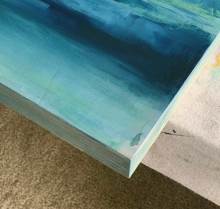 Ocean Blues by Drew Noel Marin |  Side View of Artwork 