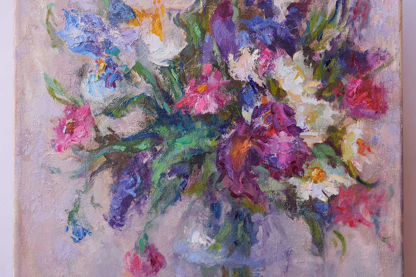 Spring Bouquet by Oksana Johnson |  Closeup View of Artwork 