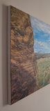 Original art for sale at UGallery.com | Summer in the Valley by Olena Nabilsky | $1,200 | oil painting | 18' h x 36' w | thumbnail 2