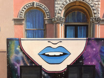 Original art for sale at UGallery.com | On St Marks Place by Nick Savides | $3,700 | oil painting | 24' h x 36' w | thumbnail 4