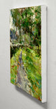 Original art for sale at UGallery.com | A Path at Glendalough by Onelio Marrero | $525 | oil painting | 10' h x 8' w | thumbnail 2