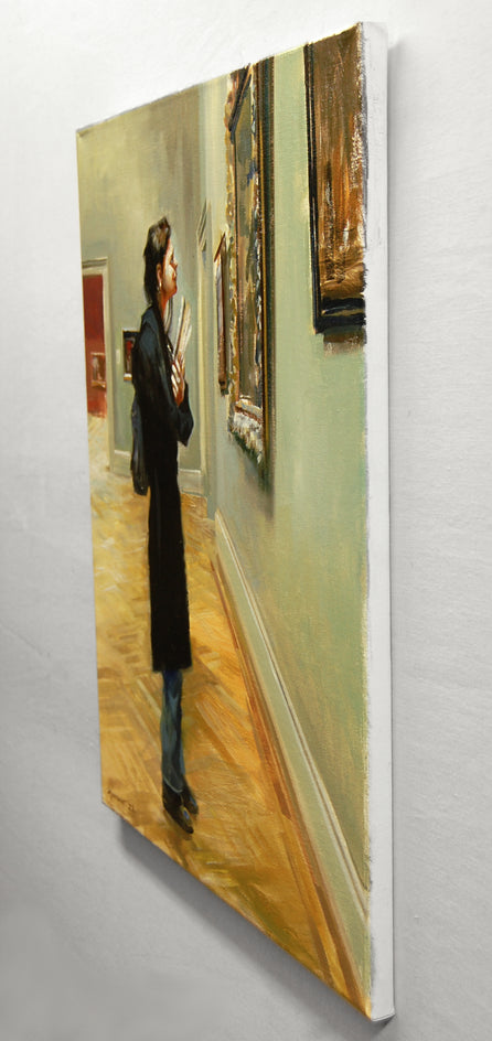 Admiration by Onelio Marrero |  Side View of Artwork 