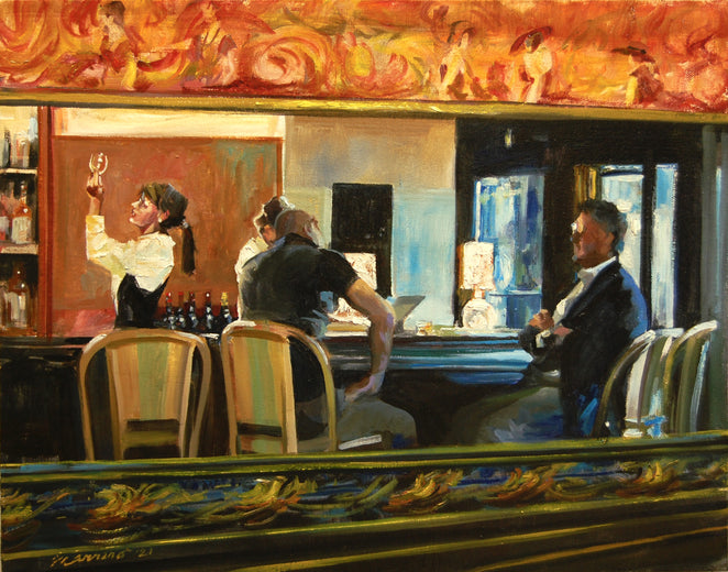 Art Deco Bistro by Onelio Marrero |  Artwork Main Image 