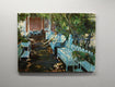 Original art for sale at UGallery.com | Bed and Breakfast Porch by Onelio Marrero | $1,125 | oil painting | 18' h x 24' w | thumbnail 3