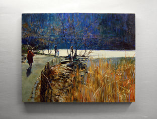 Central Park Pond in Winter by Onelio Marrero |  Context View of Artwork 