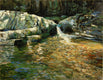 Original art for sale at UGallery.com | Cleft in the Boulders by Onelio Marrero | $1,250 | oil painting | 22' h x 28' w | thumbnail 1