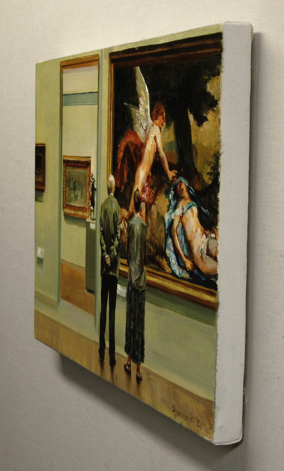 Cupid and Psyche by Onelio Marrero |  Side View of Artwork 