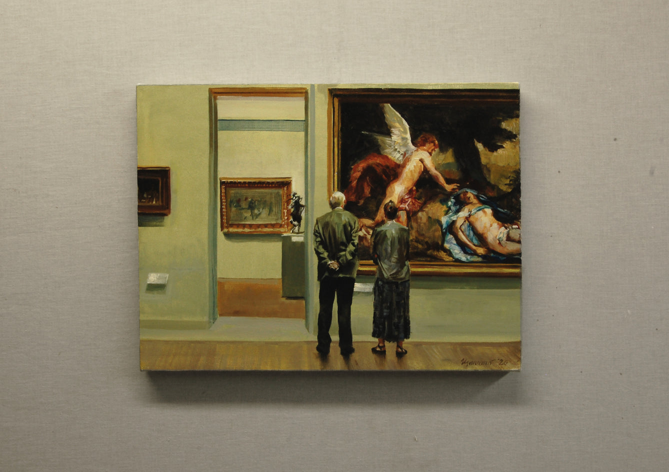 Cupid and Psyche by Onelio Marrero |  Context View of Artwork 