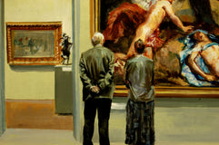 Original art for sale at UGallery.com | Cupid and Psyche by Onelio Marrero | $675 | oil painting | 12' h x 16' w | thumbnail 4
