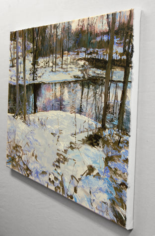 Early Morning at Beaver Brook by Onelio Marrero |  Side View of Artwork 