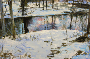 Early Morning at Beaver Brook by Onelio Marrero |   Closeup View of Artwork 