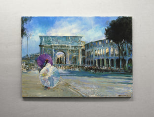 Original art for sale at UGallery.com | Fa Caldo by Onelio Marrero | $1,125 | oil painting | 18' h x 24' w | photo 3