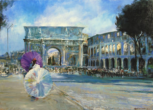 Original art for sale at UGallery.com | Fa Caldo by Onelio Marrero | $1,125 | oil painting | 18' h x 24' w | photo 1