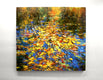Original art for sale at UGallery.com | Fallen Oak and Maple Leaves by Onelio Marrero | $2,050 | oil painting | 30' h x 32' w | thumbnail 3