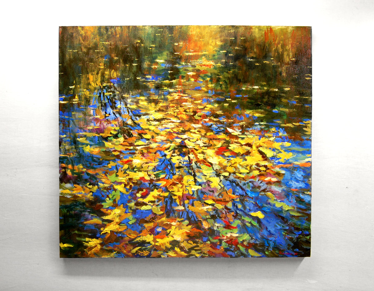 Fallen Oak and Maple Leaves by Onelio Marrero |  Context View of Artwork 