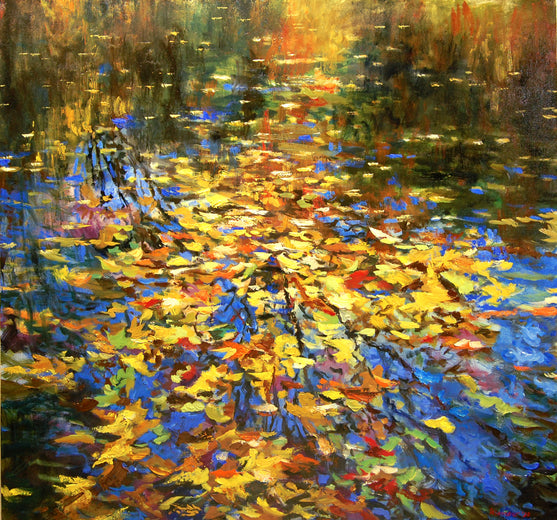 Fallen Oak and Maple Leaves by Onelio Marrero |  Artwork Main Image 
